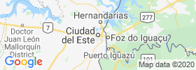 Ciudad Del Este map